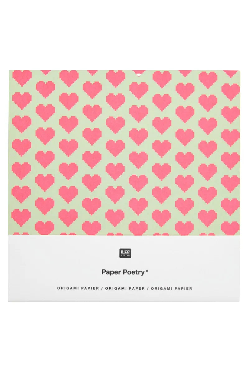 Papier origami 'Pixels' 50 feuilles 15x15cm | RICO DESIGN