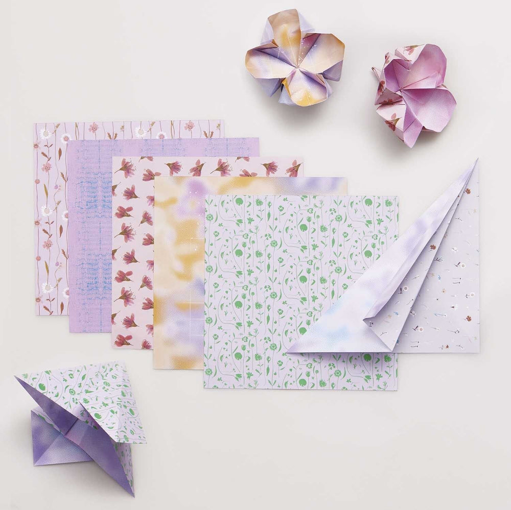 Papier origami 'Transformation' 50 feuilles 15x15cm | RICO DESIGN
