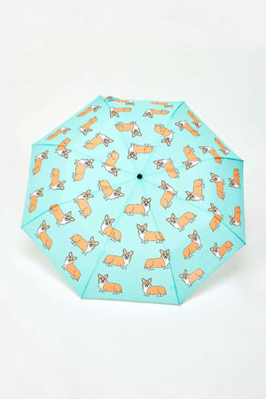 Parapluie Corgi Menthe | ORIGINAL DUCKHEAD X COUCOU SUZETTE