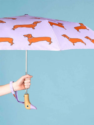 Parapluie Teckel Lilas | ORIGINAL DUCKHEAD X COUCOU SUZETTE