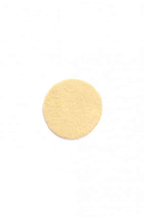 Pastille ronde en laine feutrée S | MUSKHANE