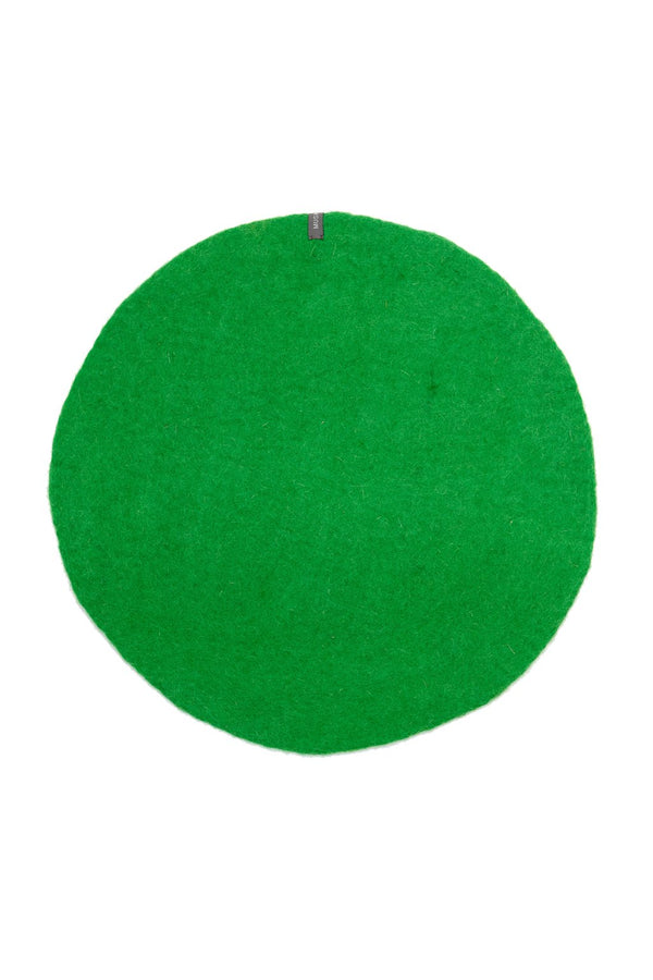 Pastille ronde en laine feutrée L | MUSKHANE