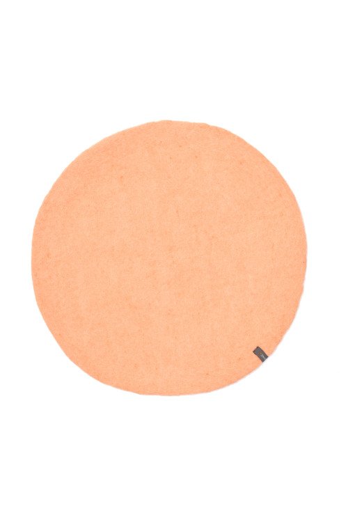 Pastille ronde en laine feutrée L | MUSKHANE