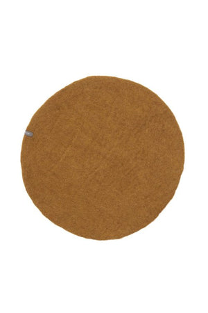 Pastille ronde en laine feutrée L | MUSKHANE