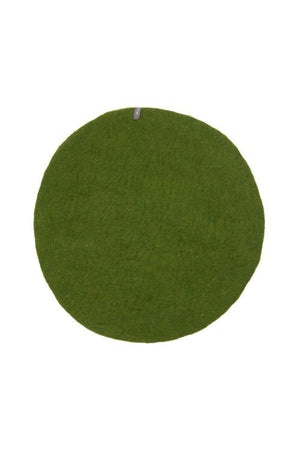 Pastille ronde en laine feutrée L | MUSKHANE