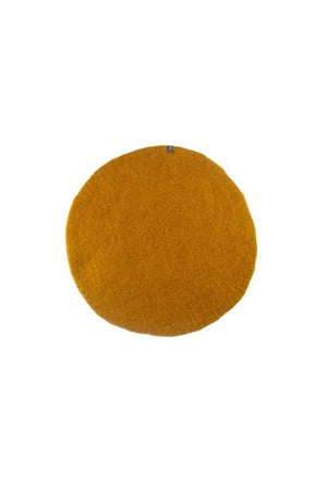 Pastille ronde en laine feutrée L | MUSKHANE