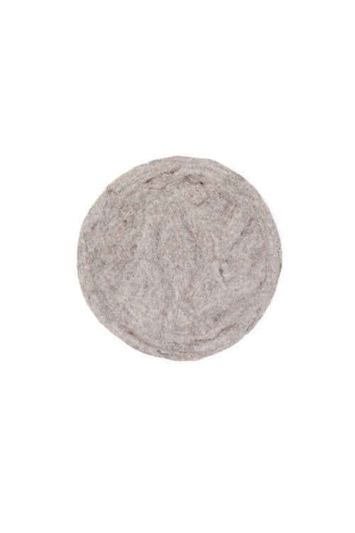 Pastille ronde en laine feutrée L | MUSKHANE