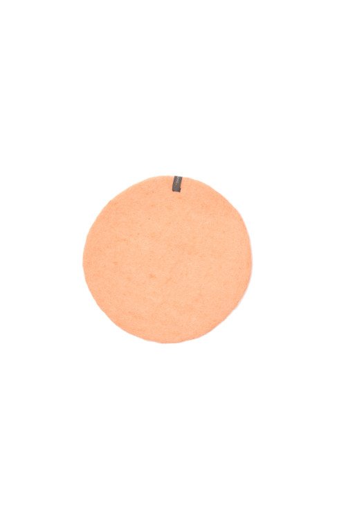 Pastille ronde en laine feutrée S | MUSKHANE