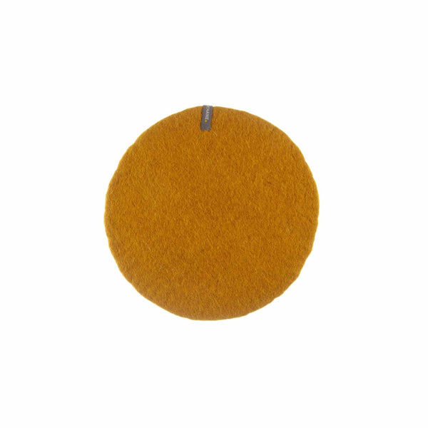 Pastille ronde en laine feutrée S | MUSKHANE