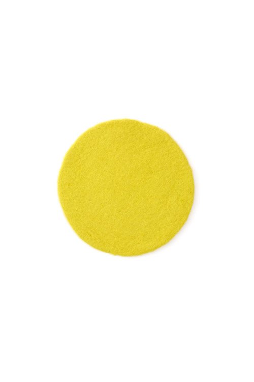 Pastille ronde en laine feutrée S | MUSKHANE