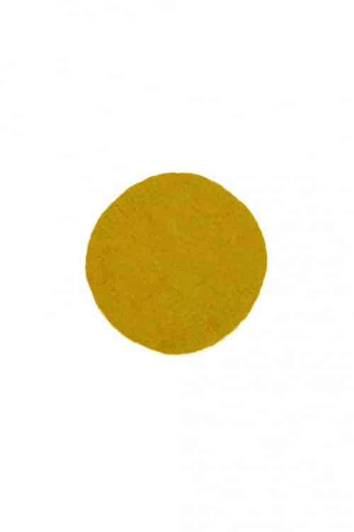 Pastille ronde en laine feutrée S | MUSKHANE
