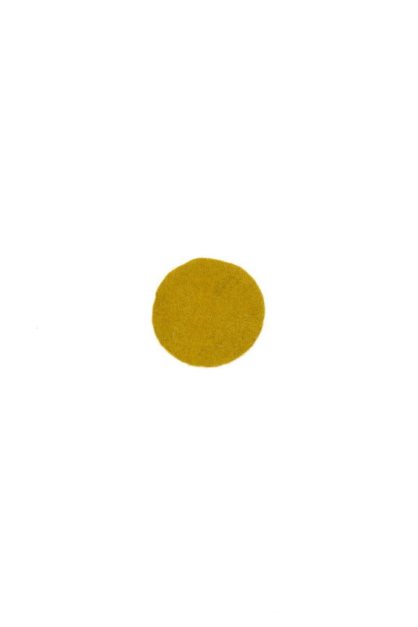 Pastille ronde en laine feutrée XS | MUSKHANE