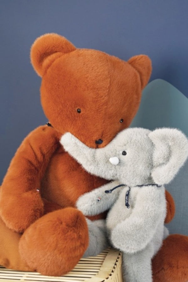 Peluche Éléphant 'Sowen' Gris | MAÏLOU TRADITION