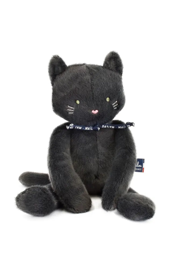 Peluche Chat 'Méloé' Anthracite | MAÏLOU TRADITION