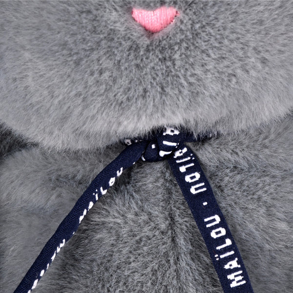 Peluche Chat 'Méloé' Bleu gris | MAÏLOU TRADITION