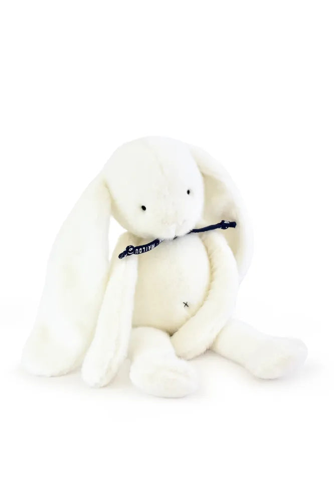 Peluche Lapin 'Méloé' Blanc | MAÏLOU TRADITION
