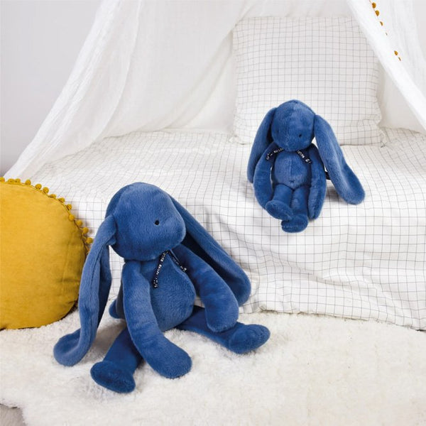 Peluche Lapin 'Méloé' Bleu | MAÏLOU TRADITION