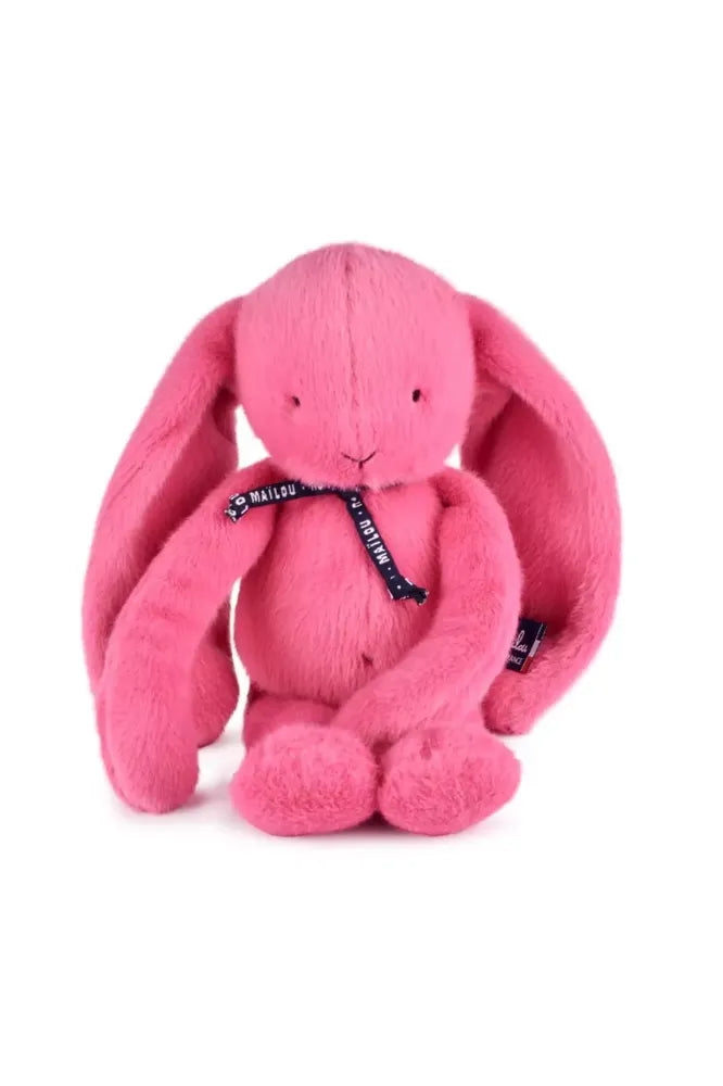 Peluche Lapin 'Méloé' Bubble gum | MAÏLOU TRADITION