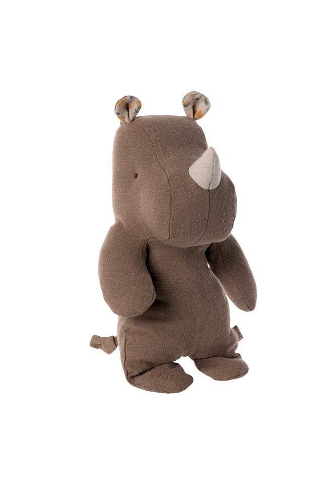 Peluche Petit Rhino Chocolat Safari friends | MAILEG