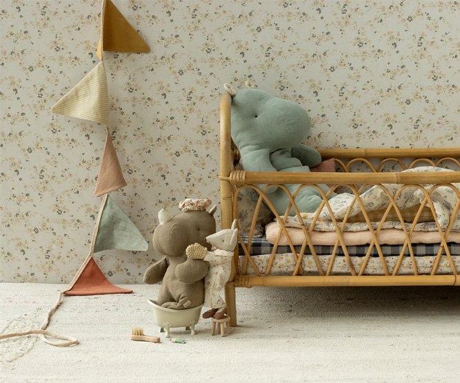 Peluche Petit Rhino Chocolat Safari friends | MAILEG