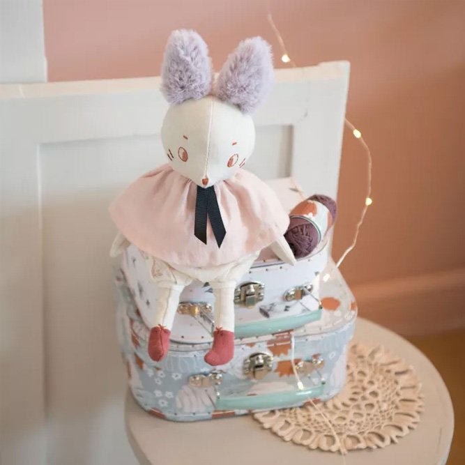 Peluche 'Souris Brume' Après la pluie | MOULIN ROTY