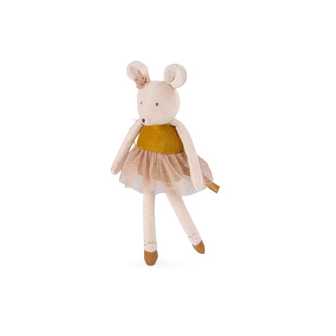 Peluche 'Souris Or' La petite école de danse | MOULIN ROTY