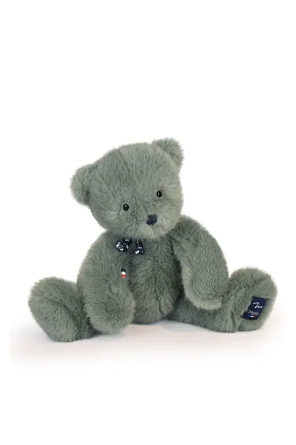 Peluche Ours 'Sowen' Vert | MAÏLOU TRADITION