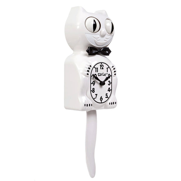 Pendule Kit-Cat Chat blanc | KIT-CAT