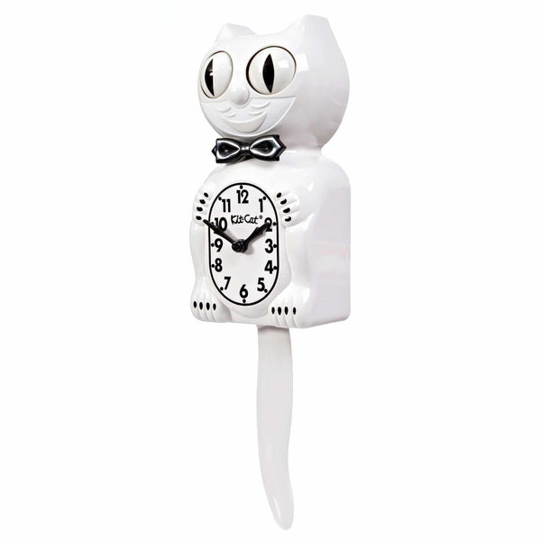 Pendule Kit-Cat Chat blanc | KIT-CAT