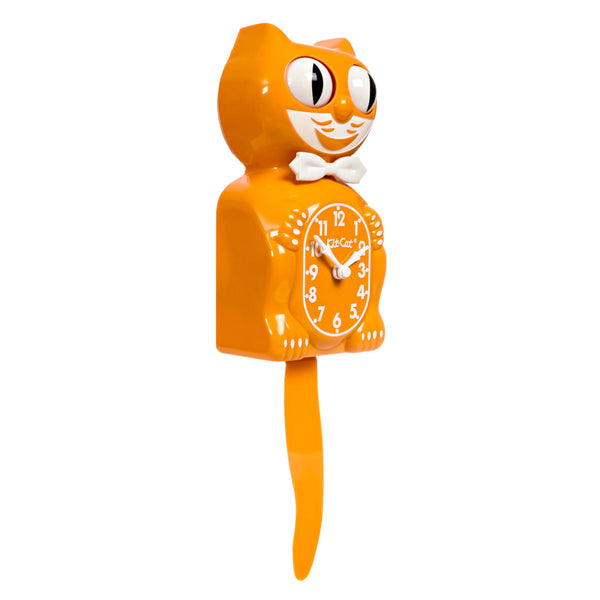 Pendule Kit-Cat Chat orange | KIT-CAT