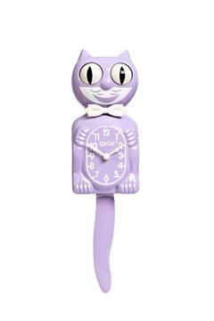 Pendule Kit-Cat Chat Lilas Pastel | KIT-CAT