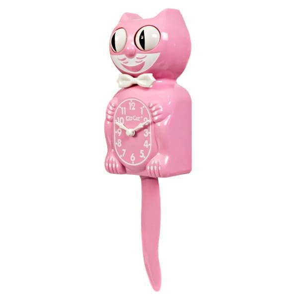 Pendule Kit-Cat Chat Rose | KIT CAT