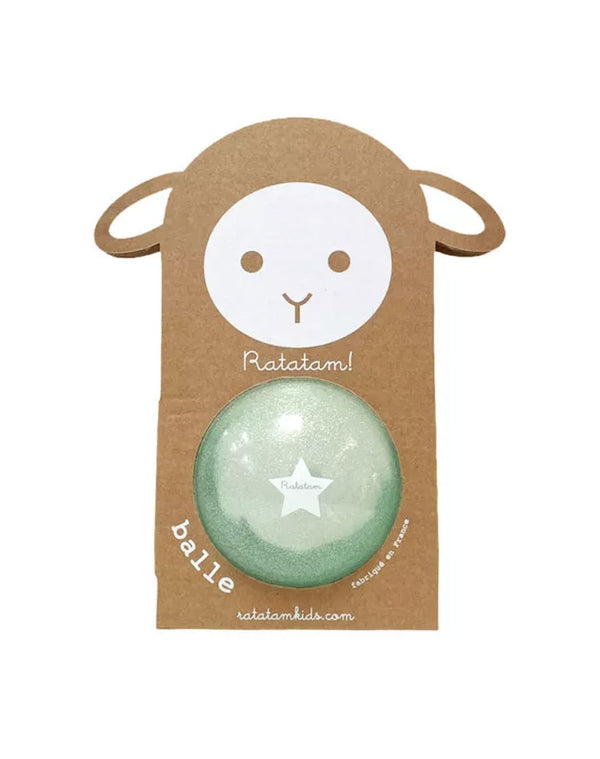 Petit ballon Mouton Summer Bleu 10cm | RATATAM