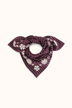 Petit foulard ‘Fayara’ Khadi Taffeta | APACHES COLLECTIONS