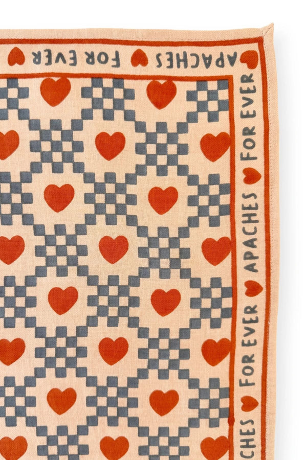 Petit foulard Manika 'Amor' Sand | APACHES COLLECTIONS