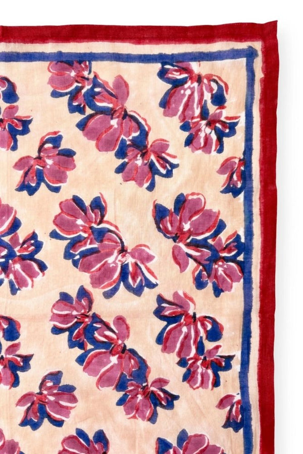 Grand foulard Dupatta 'Violetta' Macadamia | APACHES COLLECTIONS