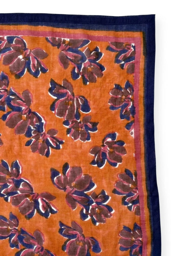 Grand foulard Dupatta 'Violeta' Rust | APACHES COLLECTIONS