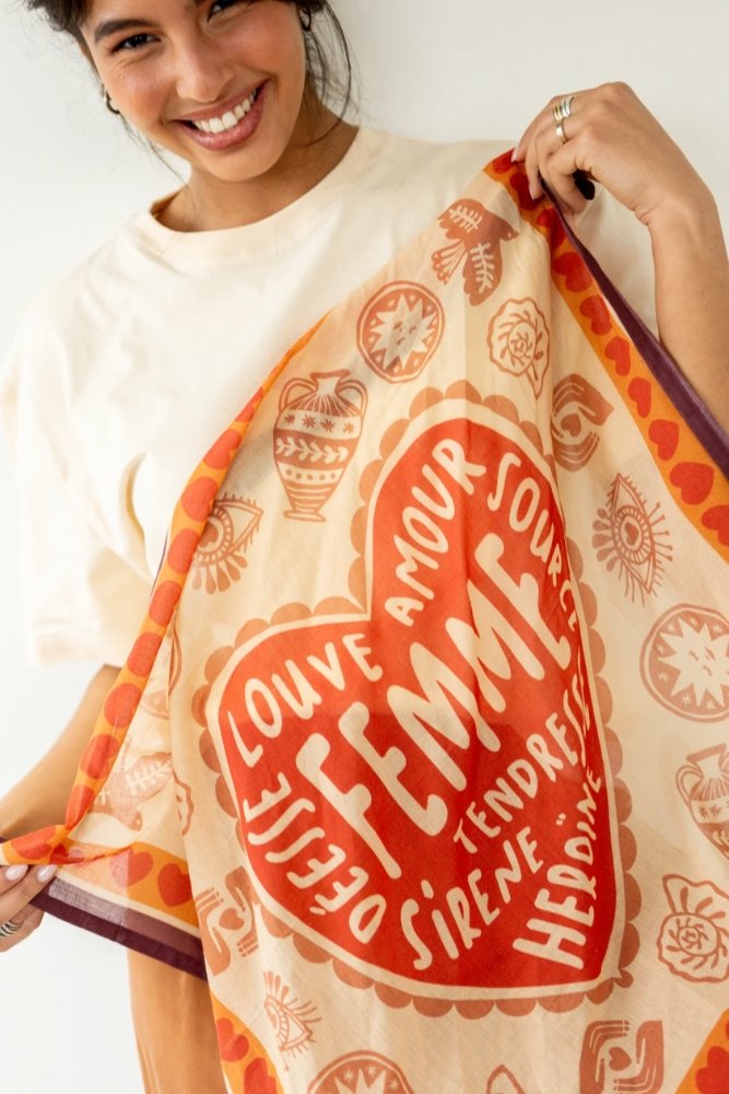 Foulard Mamavida 'Mummy' Fire | APACHES COLLECTIONS