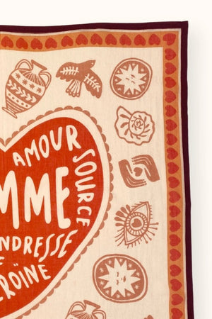 Foulard Mamavida 'Mummy' Fire | APACHES COLLECTIONS