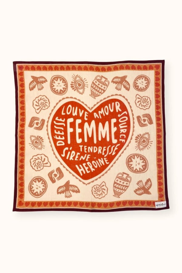 Foulard Mamavida 'Mummy' Fire | APACHES COLLECTIONS
