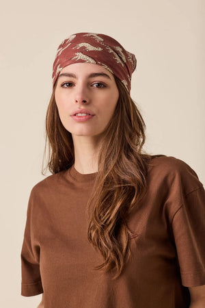 Petit foulard ‘Manika’ Bengale Chocolat | APACHES