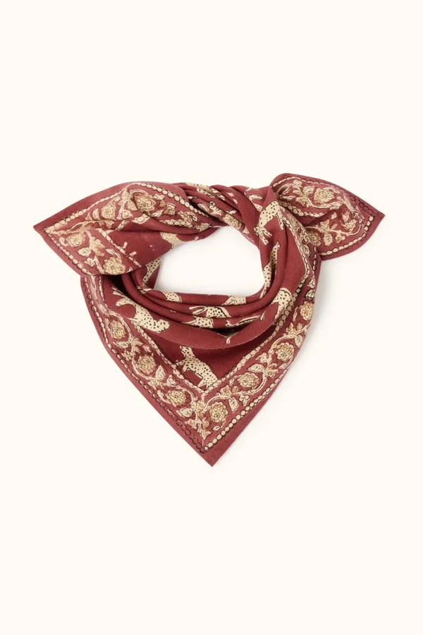 Petit foulard ‘Manika’ Bengale Dahlia | APACHES COLLECTIONS
