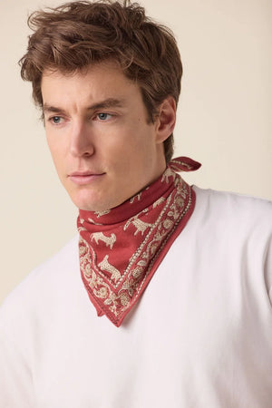 Petit foulard ‘Manika’ Bengale Dahlia | APACHES COLLECTIONS