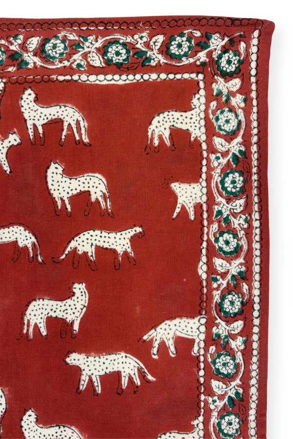 Petit foulard Manika 'Bengale' Fire | APACHES COLLECTIONS