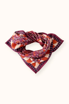 Petit foulard Manika 'Cactus' Cherry | APACHES COLLECTIONS