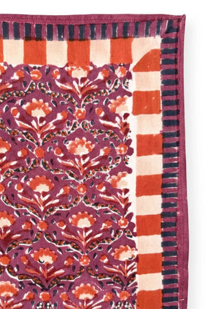 Petit foulard Manika 'Cactus' Cherry | APACHES COLLECTIONS