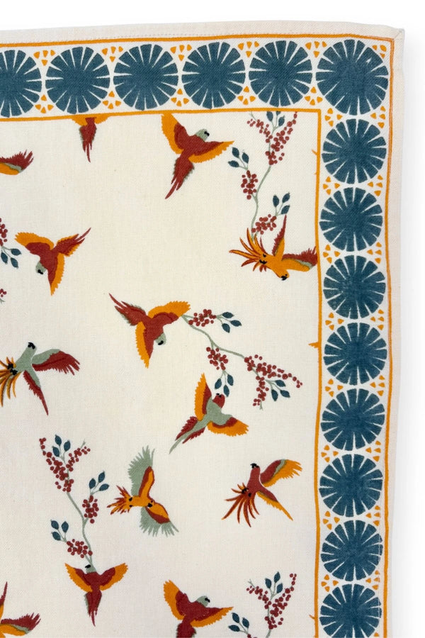 Petit foulard Manika 'Cerisier' Macadamia | APACHES COLLECTIONS