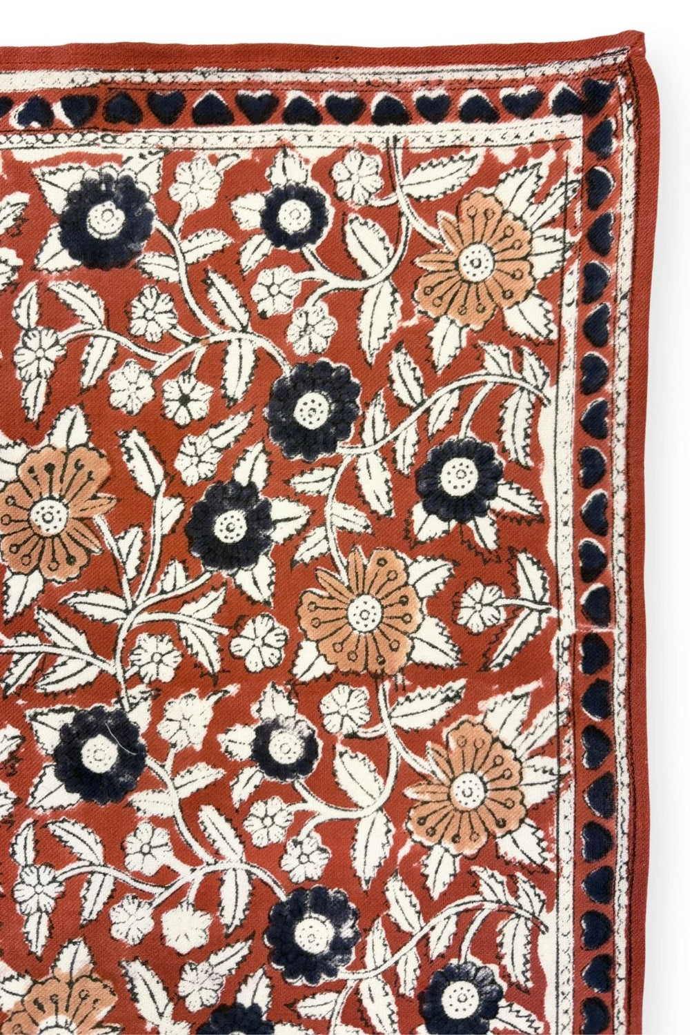 Petit foulard Manika 'Coeur' Fire | APACHES COLLECTIONS