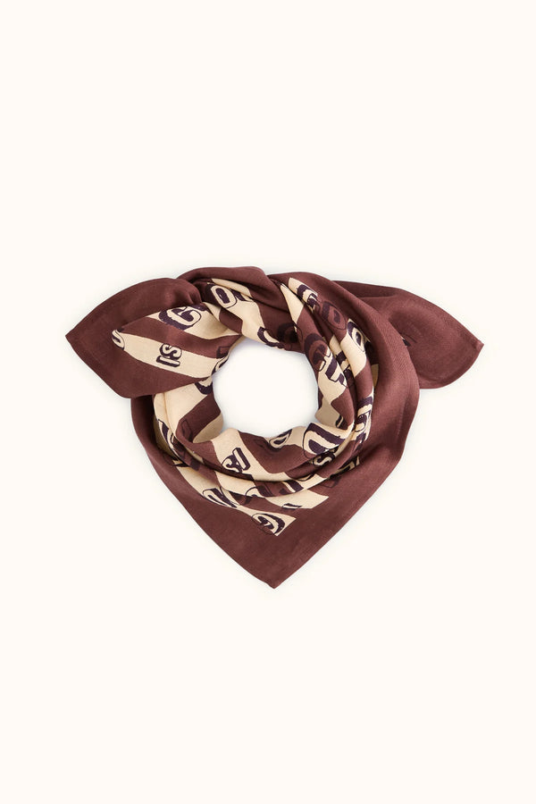 Petit foulard ‘Manika’ Dictée Taffeta | APACHES COLLECTIONS