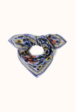 Petit foulard ‘Manika’ Coeur Iris | APACHES COLLECTIONS